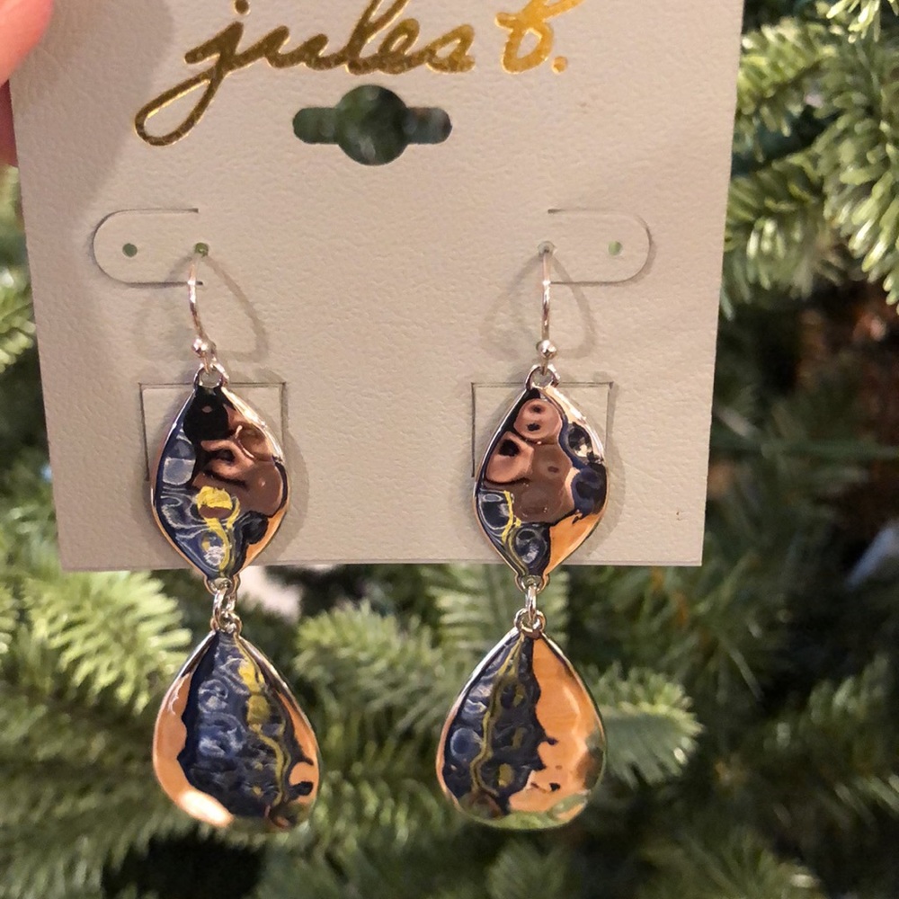 Jules B. Silver Drop Earrings
